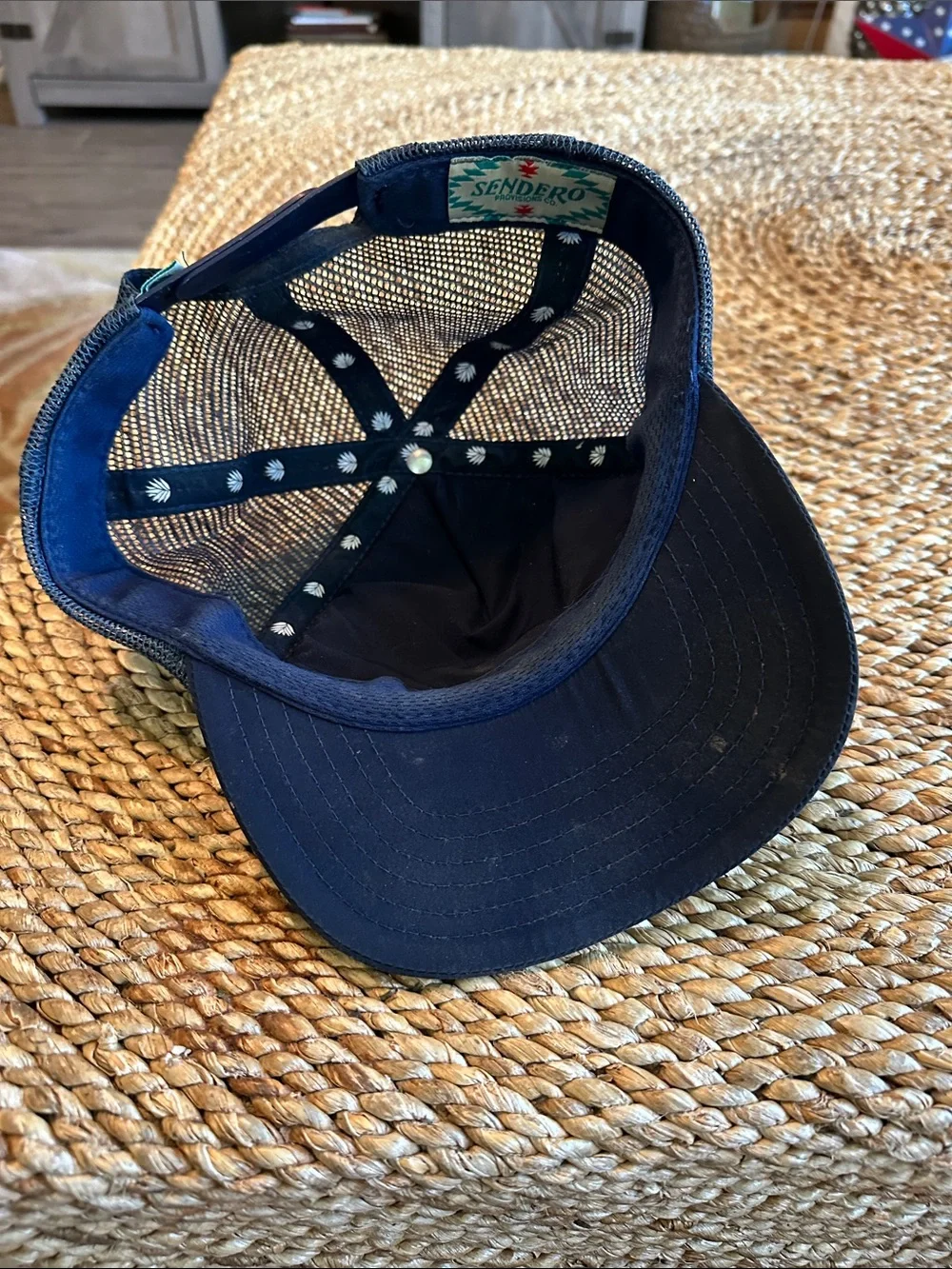 Sendero Provisions Co. Navy 'Cowboy Hat' Trucker Cap